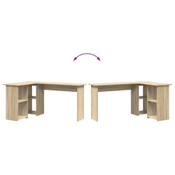 Schreibtisch Sonoma-Eiche 142x102 cm