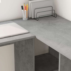 Schreibtisch Beton Grau 142x102 cm