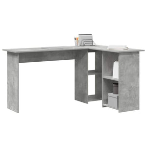 Schreibtisch Beton Grau 142x102 cm