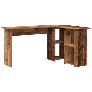 Schreibtisch mit Regal Altholz