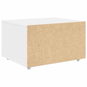 Weißer Schubladenschrank mit Rollen 55x45x31 cm