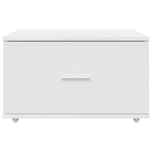 Weißer Schubladenschrank mit Rollen 55x45x31 cm
