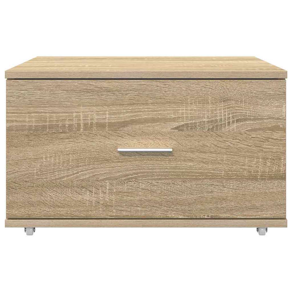 Schubladenschrank Sonoma Eiche mit Rollen 55x45x31 cm