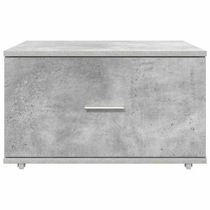 Schubladenschrank Beton Grau mit Rädern
