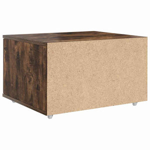 Schubladenschrank mit Rollen, Geräucherte Eiche