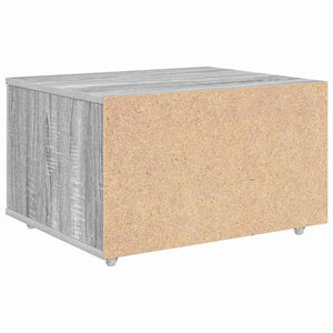 Schubladenschrank Grau Sonoma mit Rädern