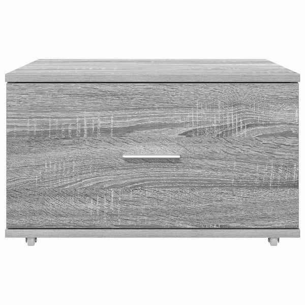 Schubladenschrank Grau Sonoma mit Rädern