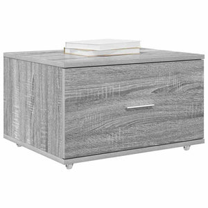 Schubladenschrank Grau Sonoma mit Rädern