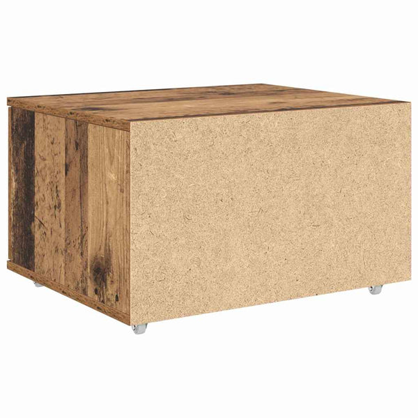 Schubladenschrank Altholz mit Rädern 55x45x31cm