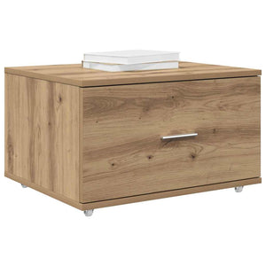 Schubladenschrank Artisan-Eiche mit Rollen 55x45x31 cm
