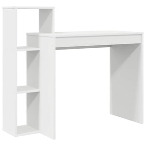 Schreibtisch Weiß mit Regal 100x40 cm