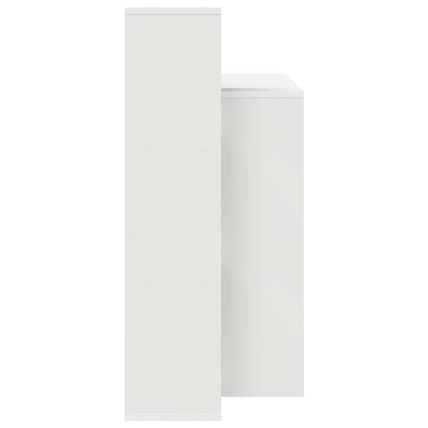 Schreibtisch Weiß mit Regal 100x40 cm