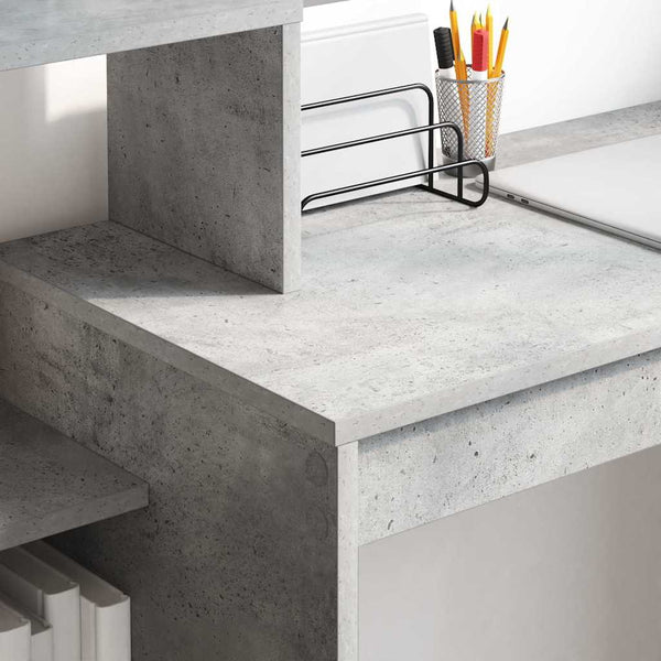 Schreibtisch Beton Grau 100x40 cm