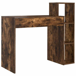 vidaXL Bureau chêne fumé 100 x 40 x 90 cm bois d'ingénierie