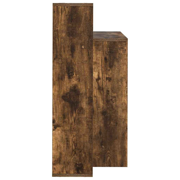 vidaXL Bureau chêne fumé 100 x 40 x 90 cm bois d'ingénierie