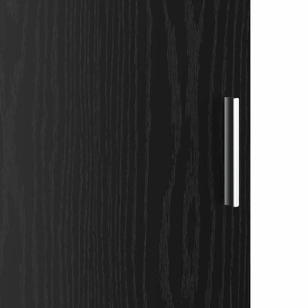 Highboard Schwarz Eichenoptik 168 cm
