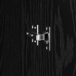 Highboard Schwarz Eichenoptik 168 cm