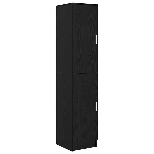 Highboard Schwarz Eichenoptik 168 cm