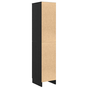 Highboard Schwarz Eichenoptik 168 cm