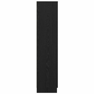 Highboard Schwarz Eichenoptik 168 cm