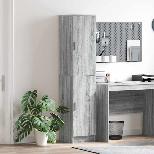 Highboard Graues Sonoma 35x39x168 cm