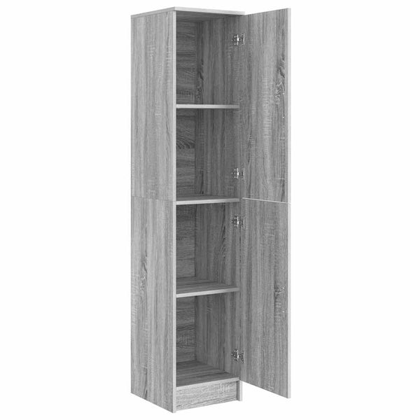 Highboard Graues Sonoma 35x39x168 cm