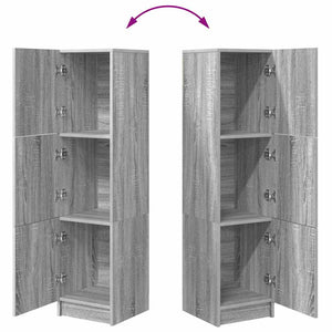 Highboard Sonoma Grau 122,5 cm