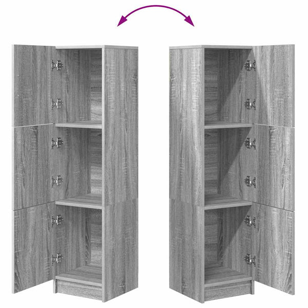 Highboard Sonoma Grau 122,5 cm