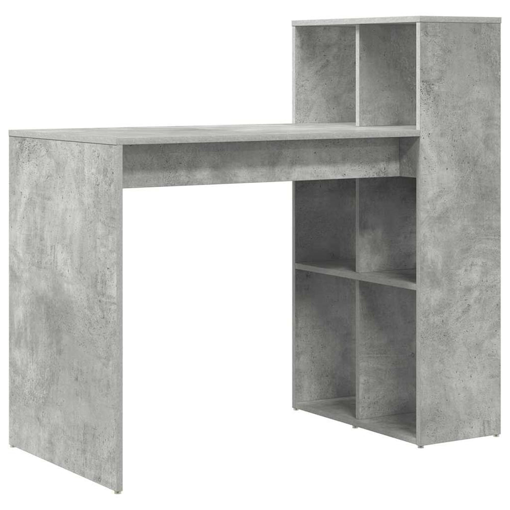 Schreibtisch Beton Grau 108 cm