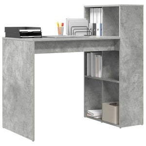 Schreibtisch Beton Grau 108 cm