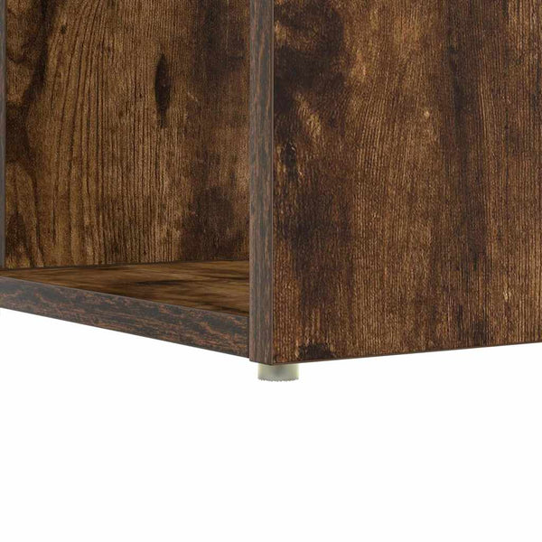 Schreibtisch mit Regal Geräucherte Eiche