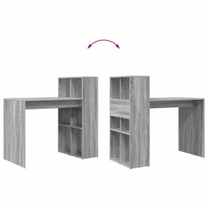 Schreibtisch Sonoma Grau 108 cm