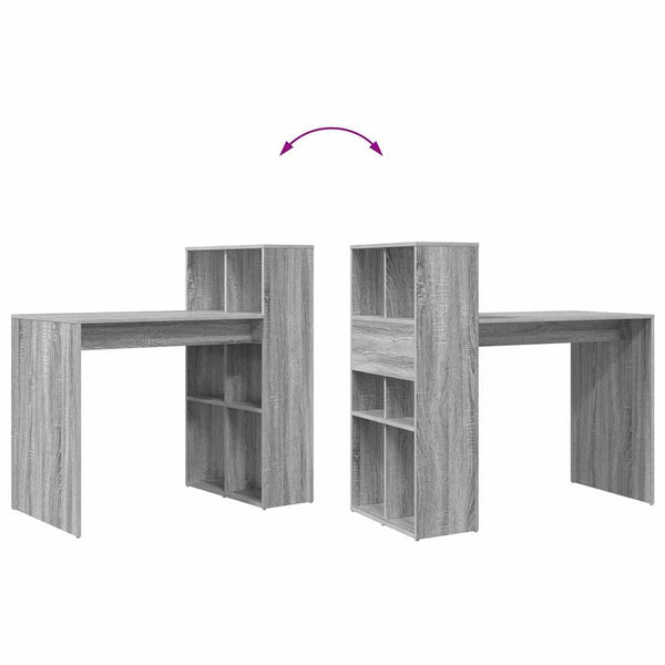 Schreibtisch Sonoma Grau 108 cm