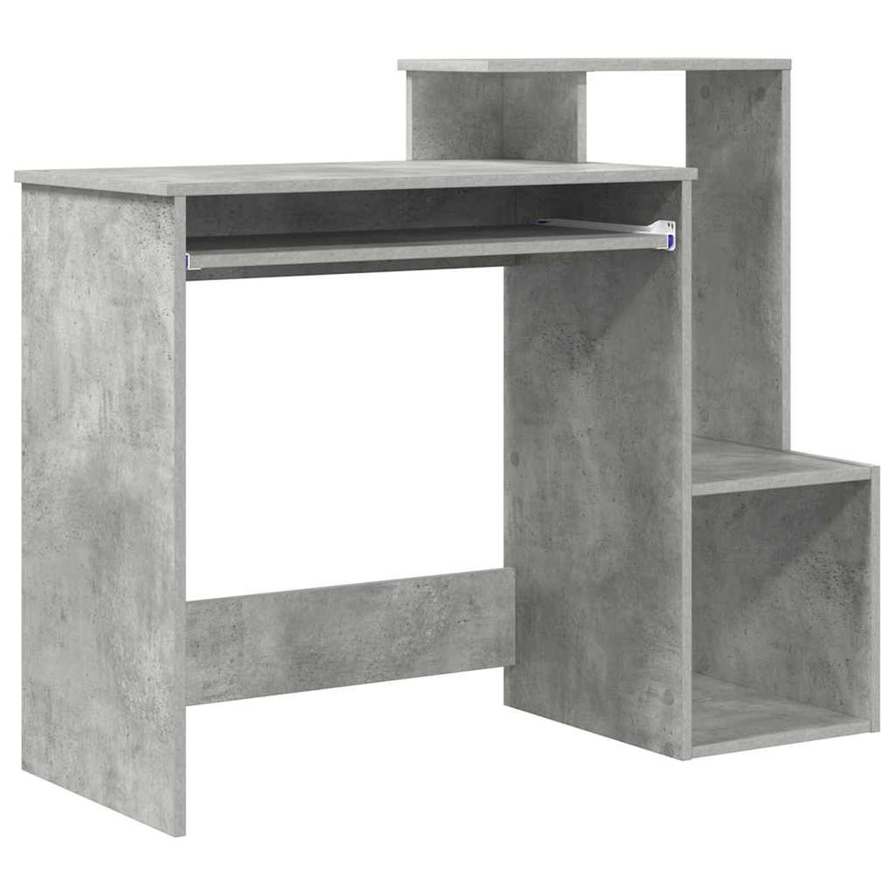 Schreibtisch Beton Grau 106 cm
