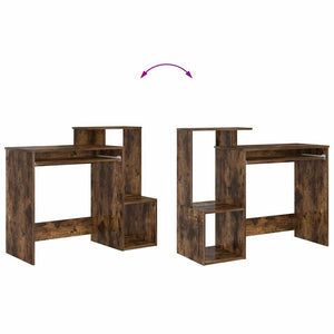 Schreibtisch Geräucherte Eiche 106 cm