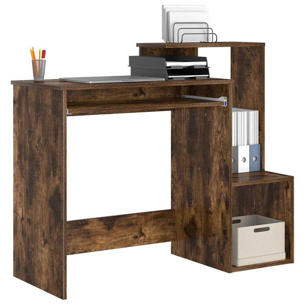 Schreibtisch Geräucherte Eiche 106 cm