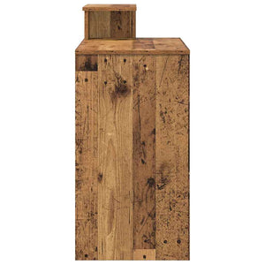 Schreibtisch mit Regal Altholz