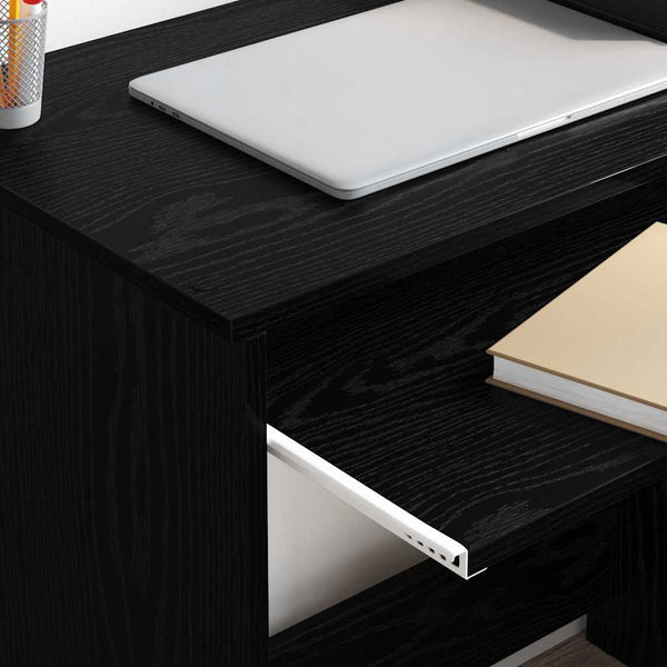 Schreibtisch Schwarz Eiche 120cm