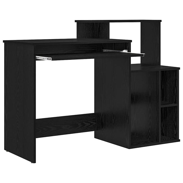 Schreibtisch Schwarz Eiche 120cm
