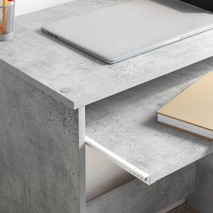 Schreibtisch Beton Grau 120,5 cm