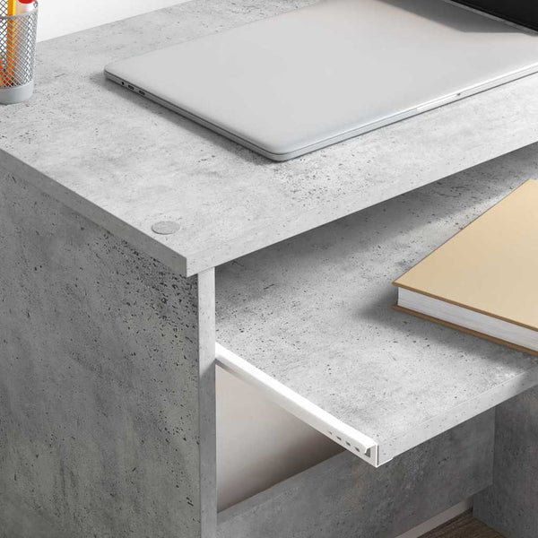 Schreibtisch Beton Grau 120,5 cm