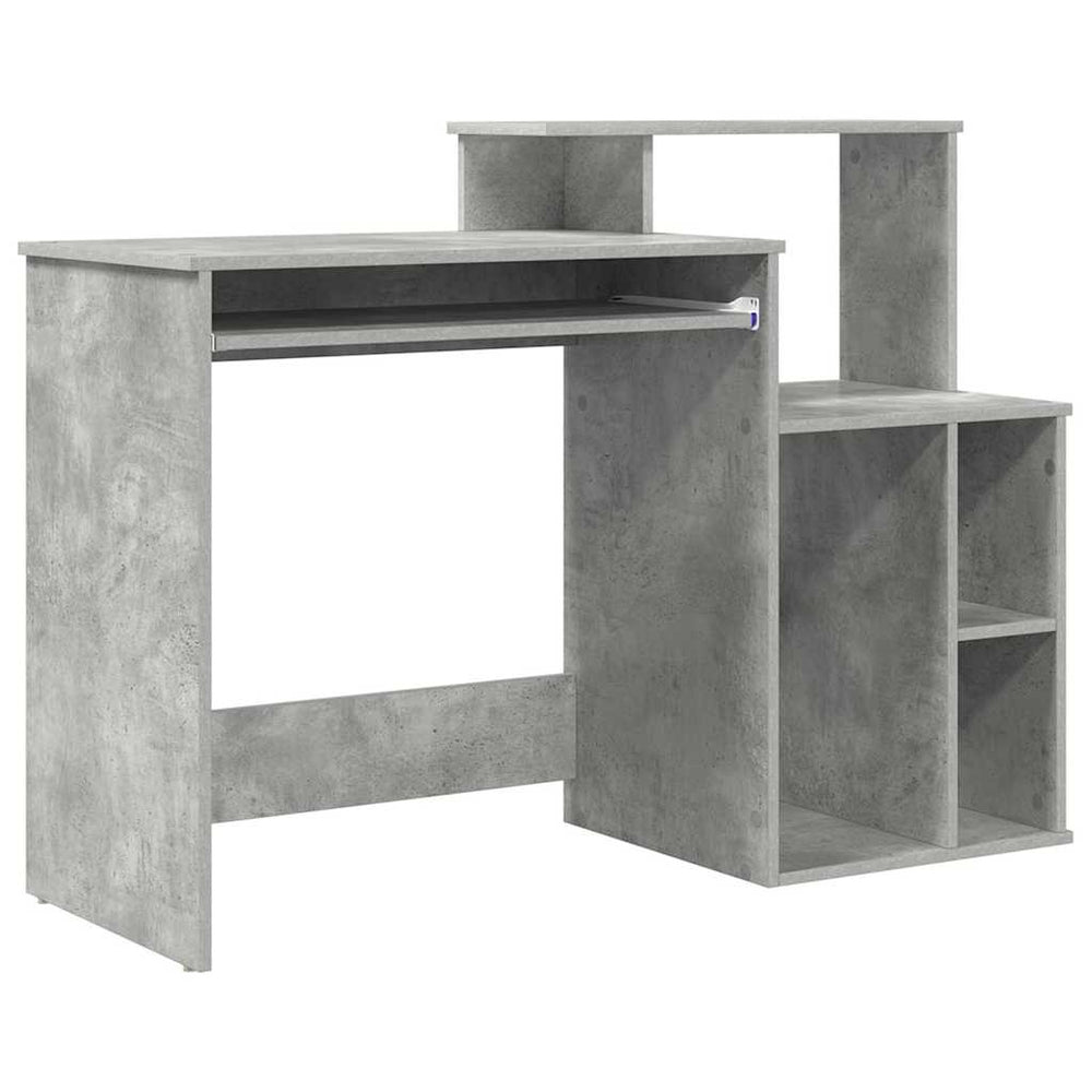 Schreibtisch Beton Grau 120,5 cm