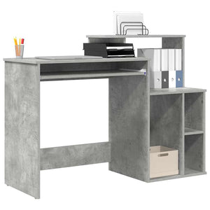 Schreibtisch Beton Grau 120,5 cm
