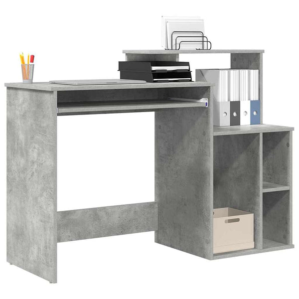 Schreibtisch Beton Grau 120,5 cm