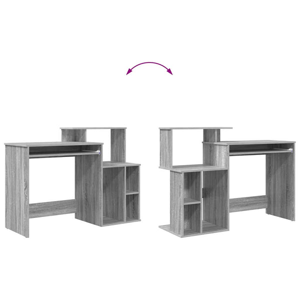 Schreibtisch Sonoma Grau 120,5 cm