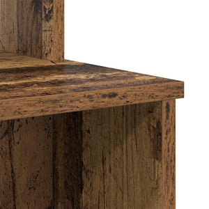 Schreibtisch Altholz 120cm mit Stauraum