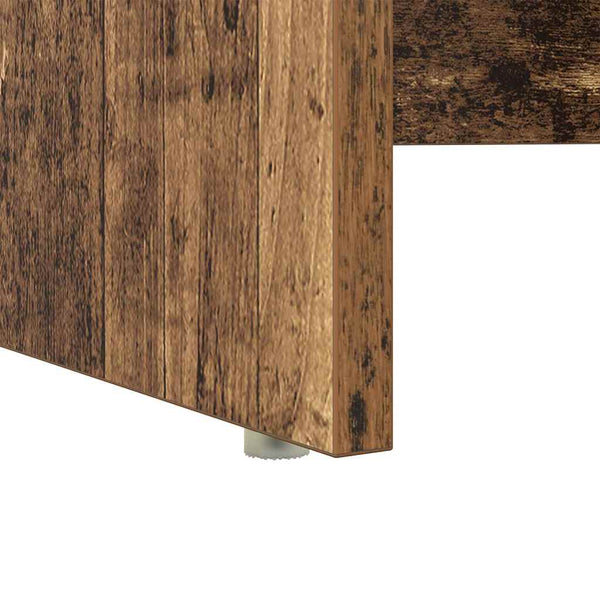 Schreibtisch Altholz 120cm mit Stauraum