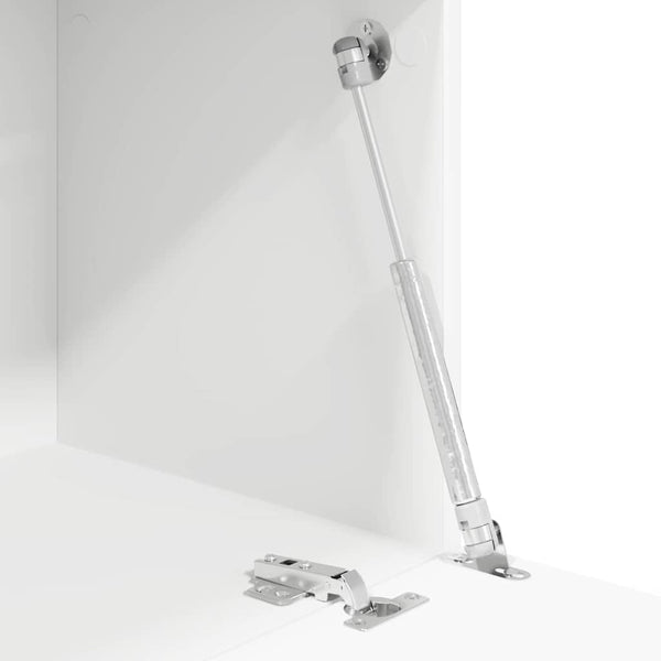 Schreibtisch Weiß mit Tür