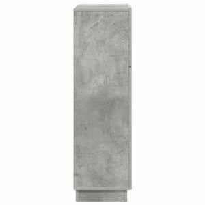 vidaXL Bureau gris béton 71,5 x 31,5 x 106,5 cm Bois d'ingénierie