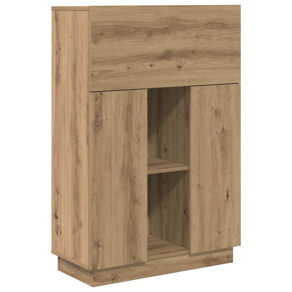 Schreibtisch Artisan Eiche mit Stauraum
